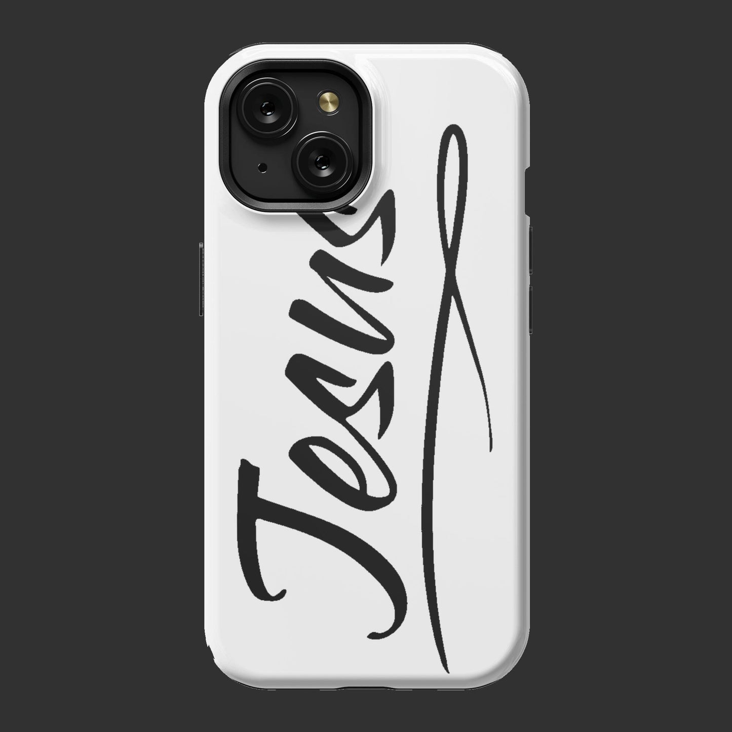 iPhone 15 MagSafe Case Black - Jesus