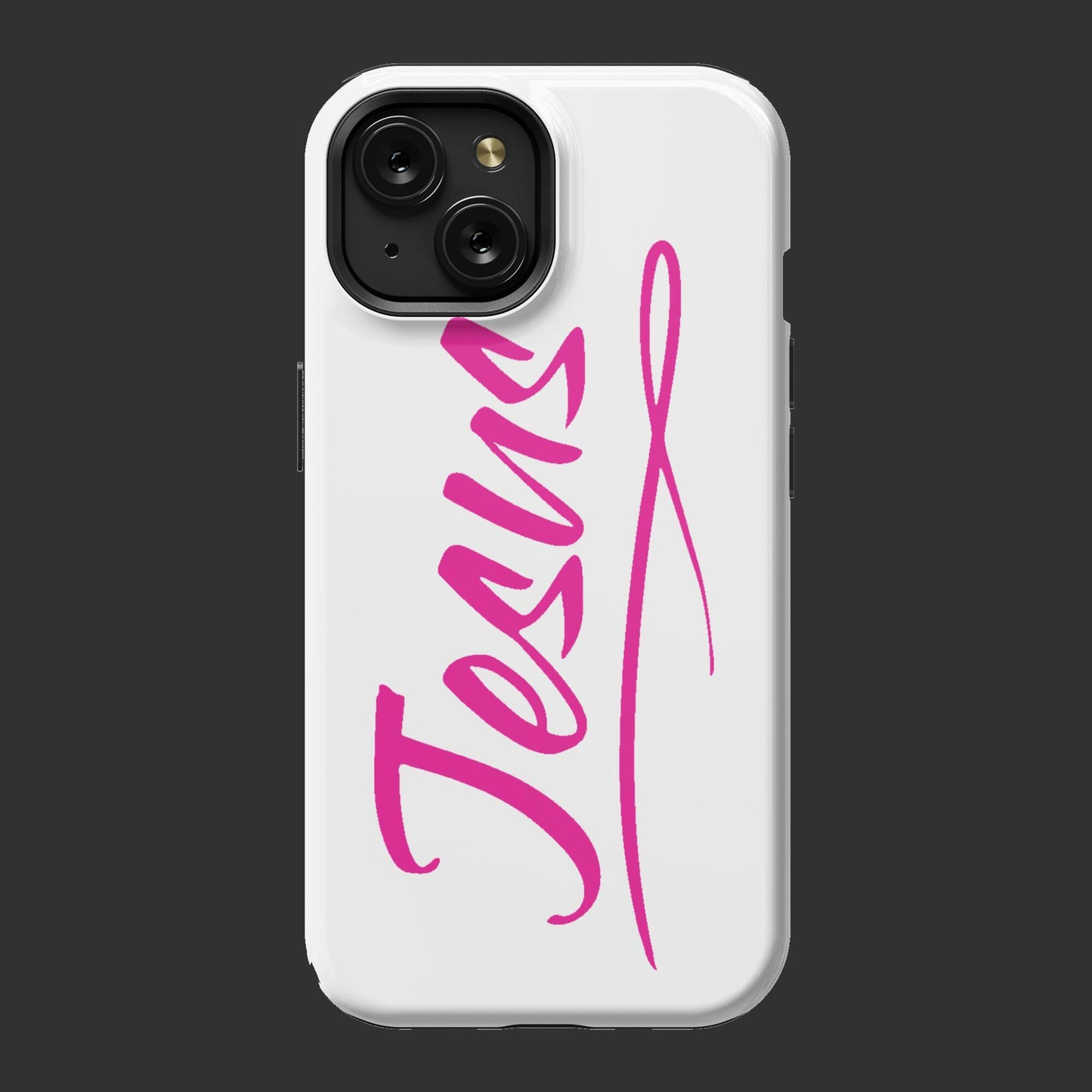 iPhone 15 MagSafe Case Pink - Jesus