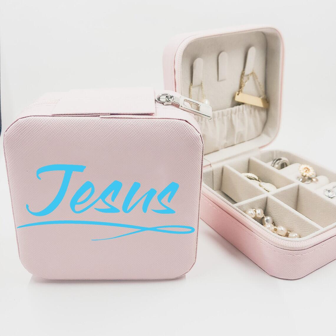 Jewelry Boxes Sky Blue- Jesus
