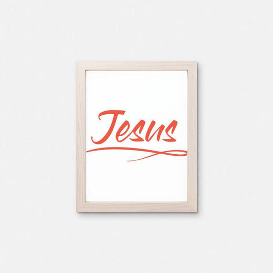 Print 8 x 10 Orange - Jesus