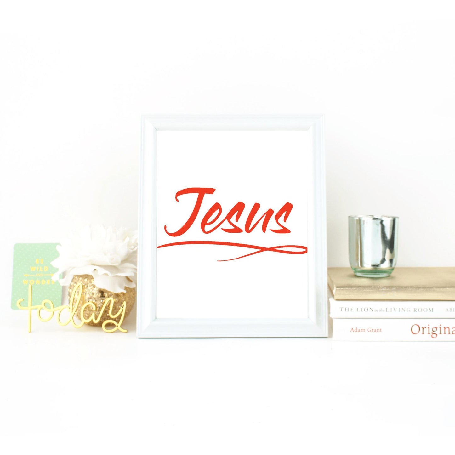 Print 8 x 10 Orange - Jesus