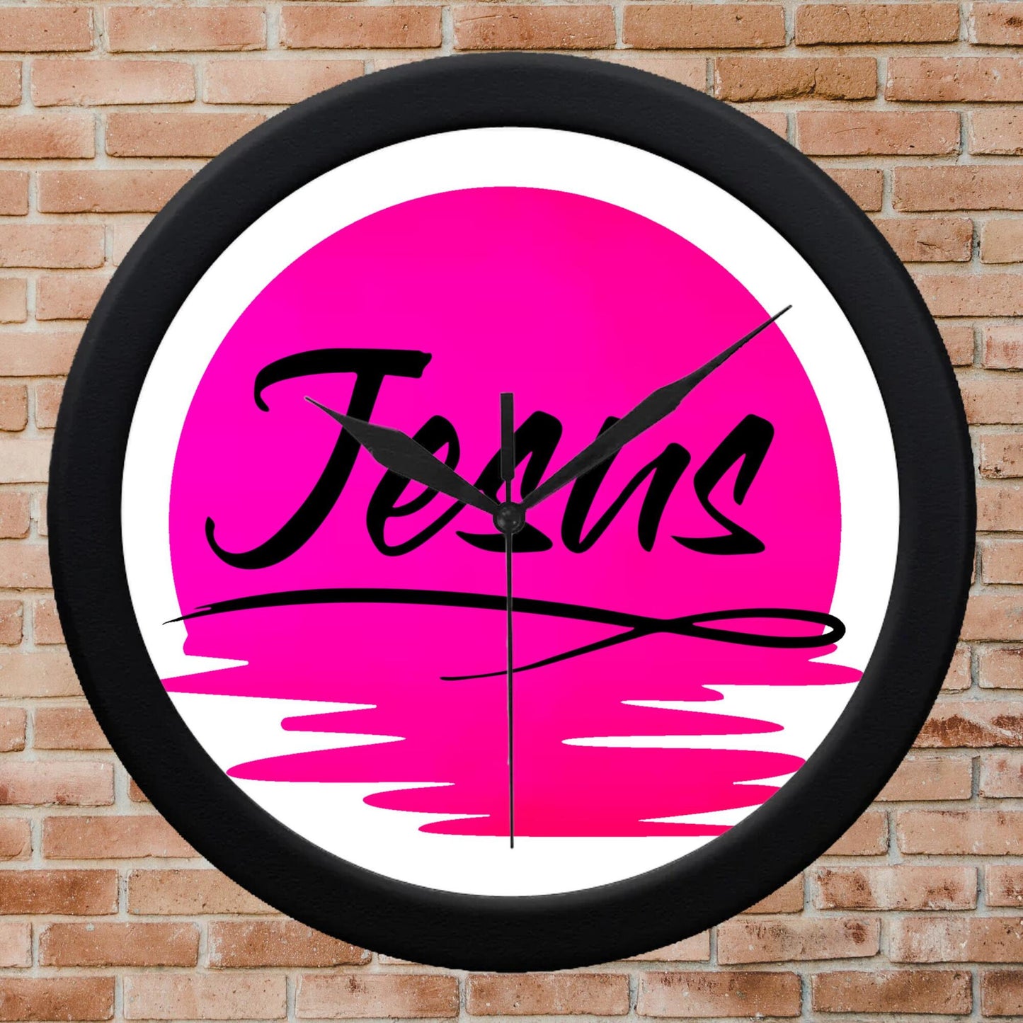 Wall Clock Pink - Jesus