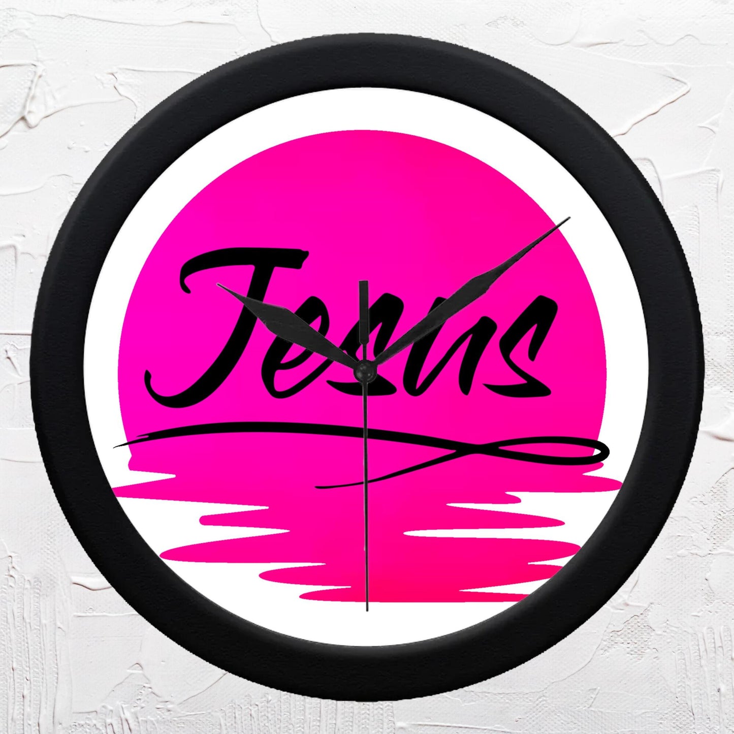 Wall Clock Pink - Jesus