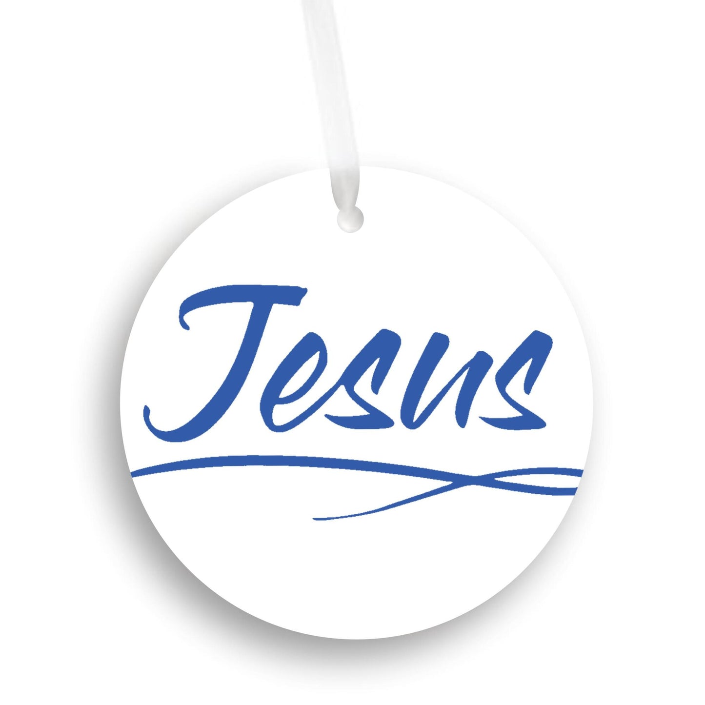 Car Ornament Blue - Jesus