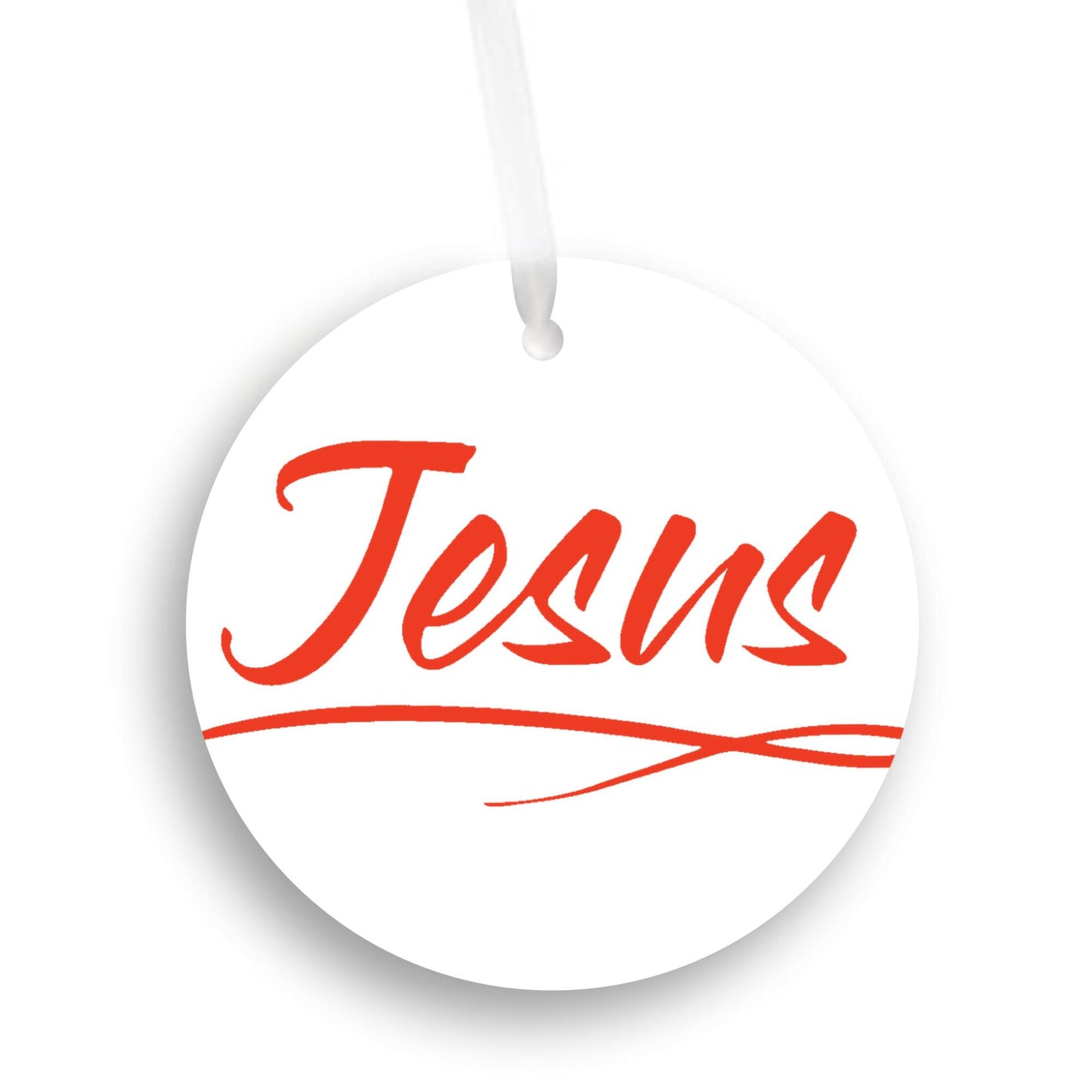 Car Ornament Orange - Jesus