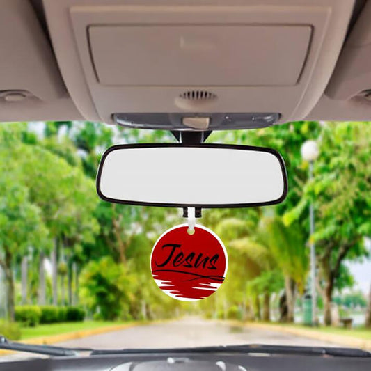 Car Ornament Red - Jesus