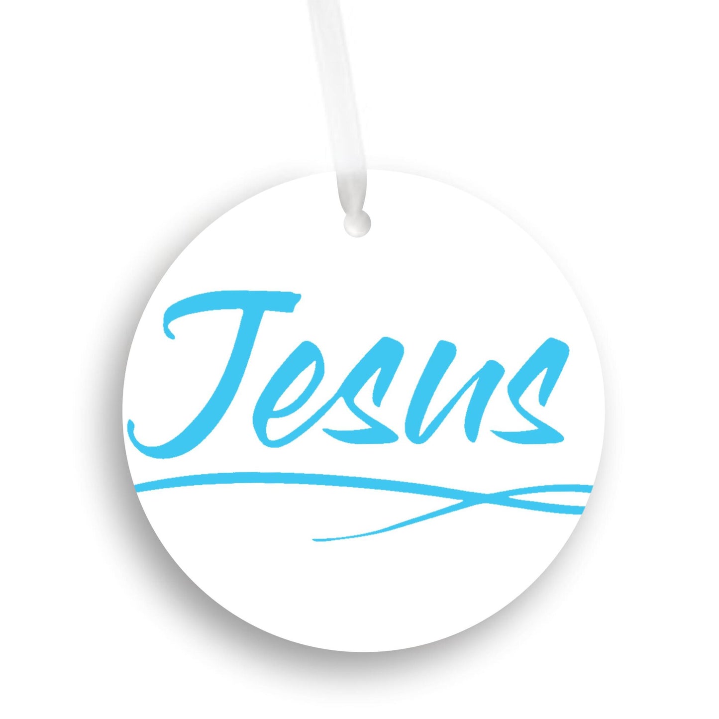 Christmas Ornament Pink - Jesus