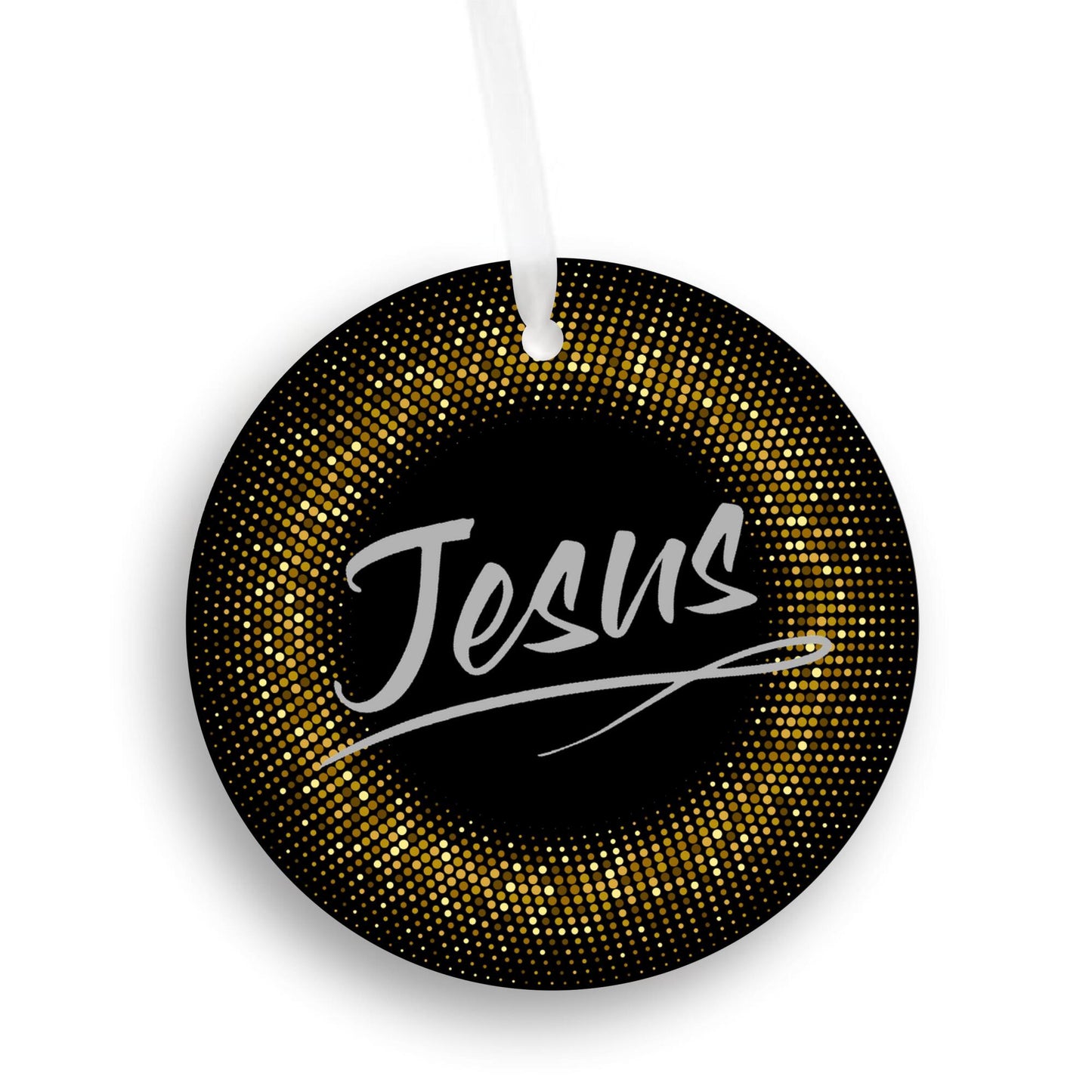 Car Ornament Small Pink - Jesus
