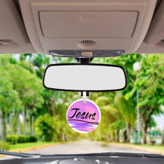 Car Ornament Purple - Jesus