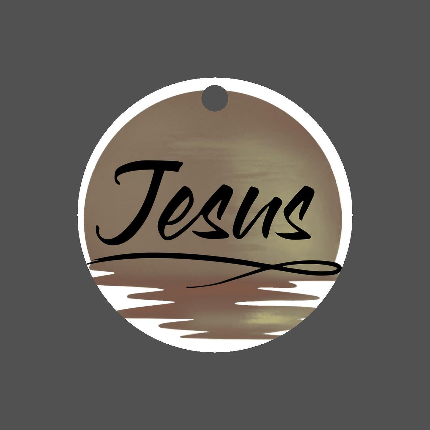 Car Ornament Brown - Jesus