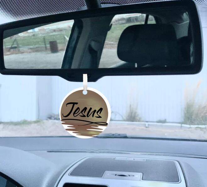 Car Ornament Brown - Jesus