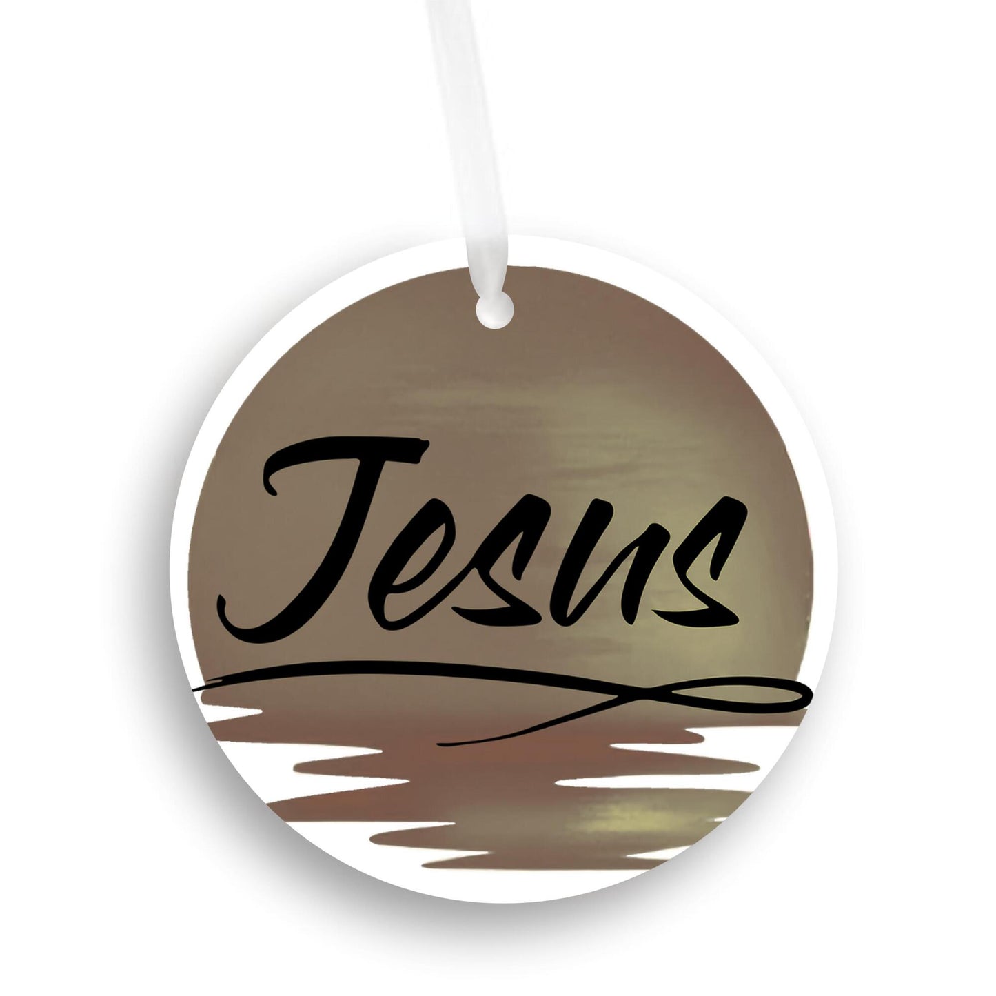 Car Ornament Brown - Jesus