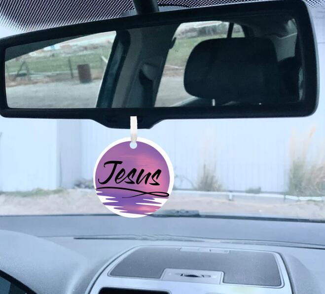 Car Ornament Plum - Jesus