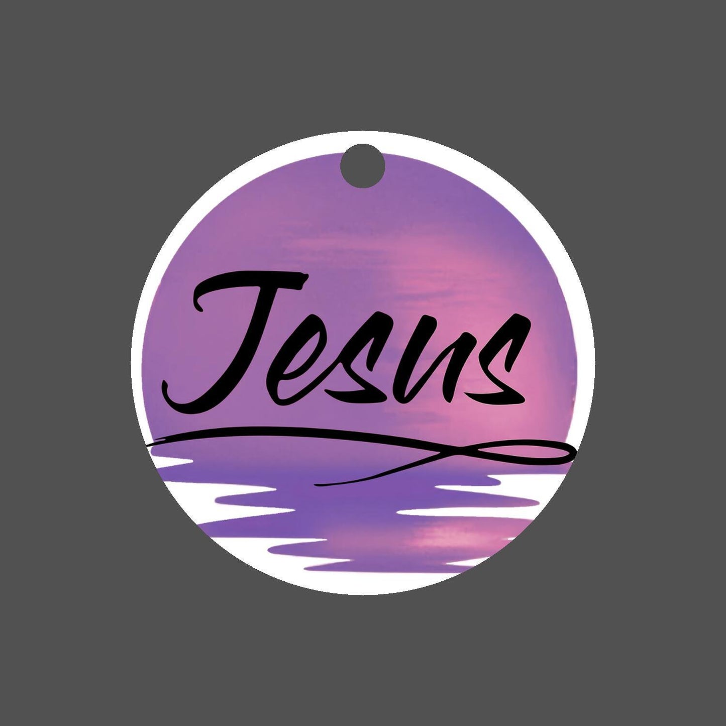 Car Ornament Plum - Jesus