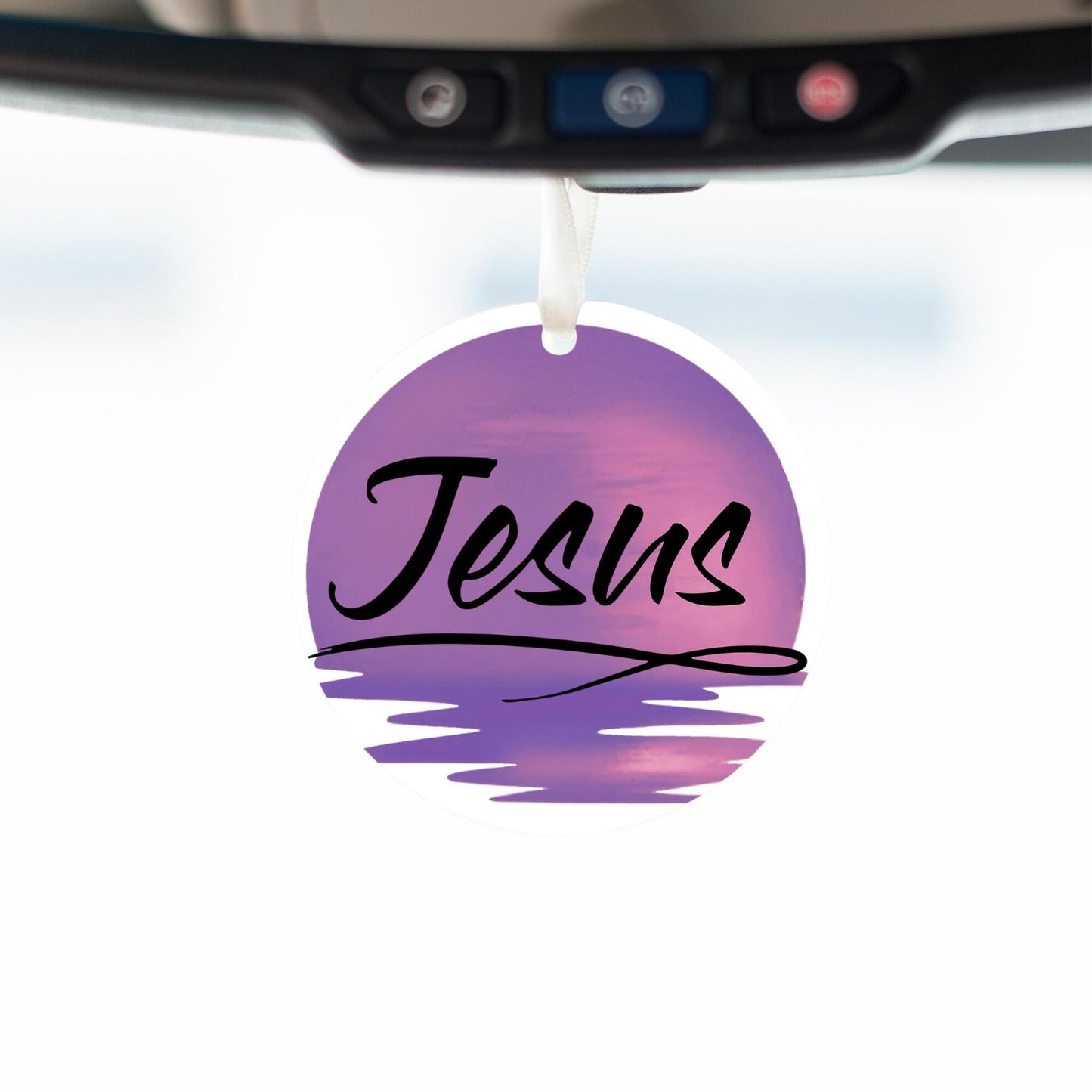 Car Ornament Plum - Jesus