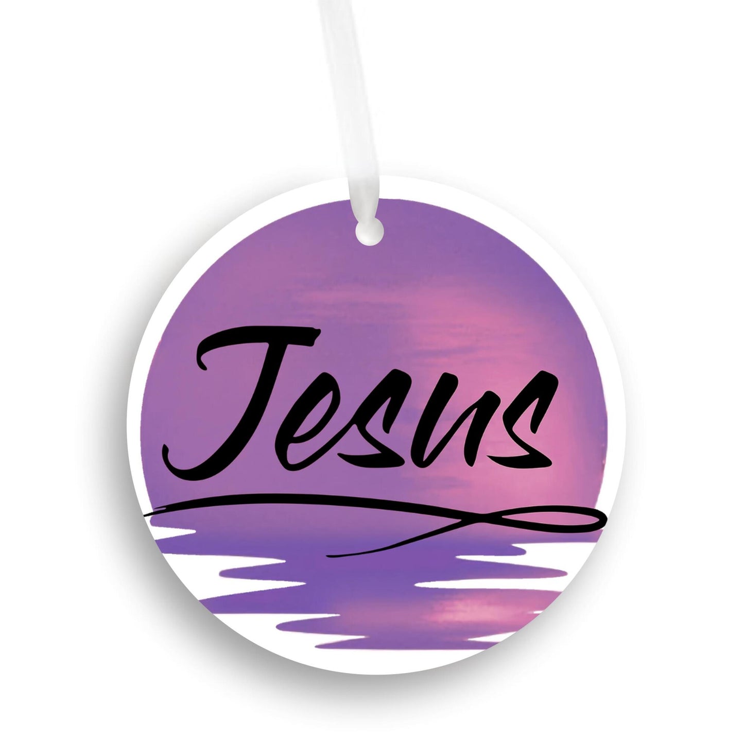Car Ornament Plum - Jesus