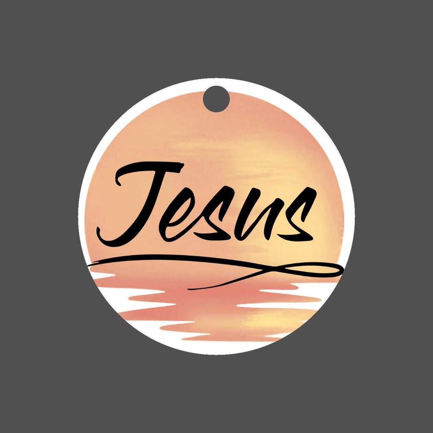 Car Ornament Apricot - Jesus