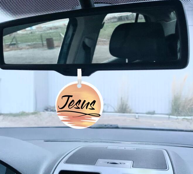 Car Ornament Apricot - Jesus