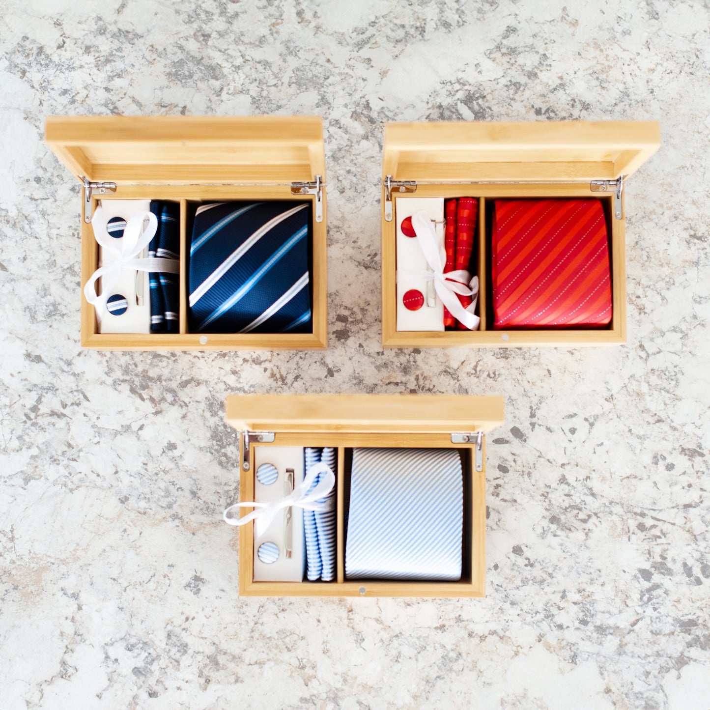Jesus Bamboo Tie Box
