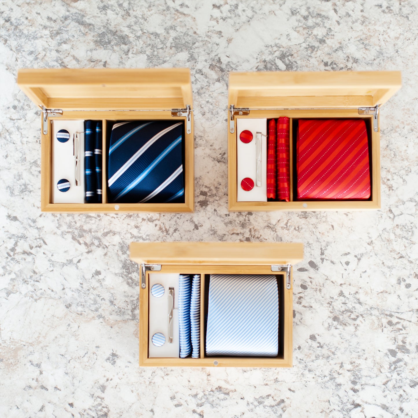 Jesus Bamboo Tie Box