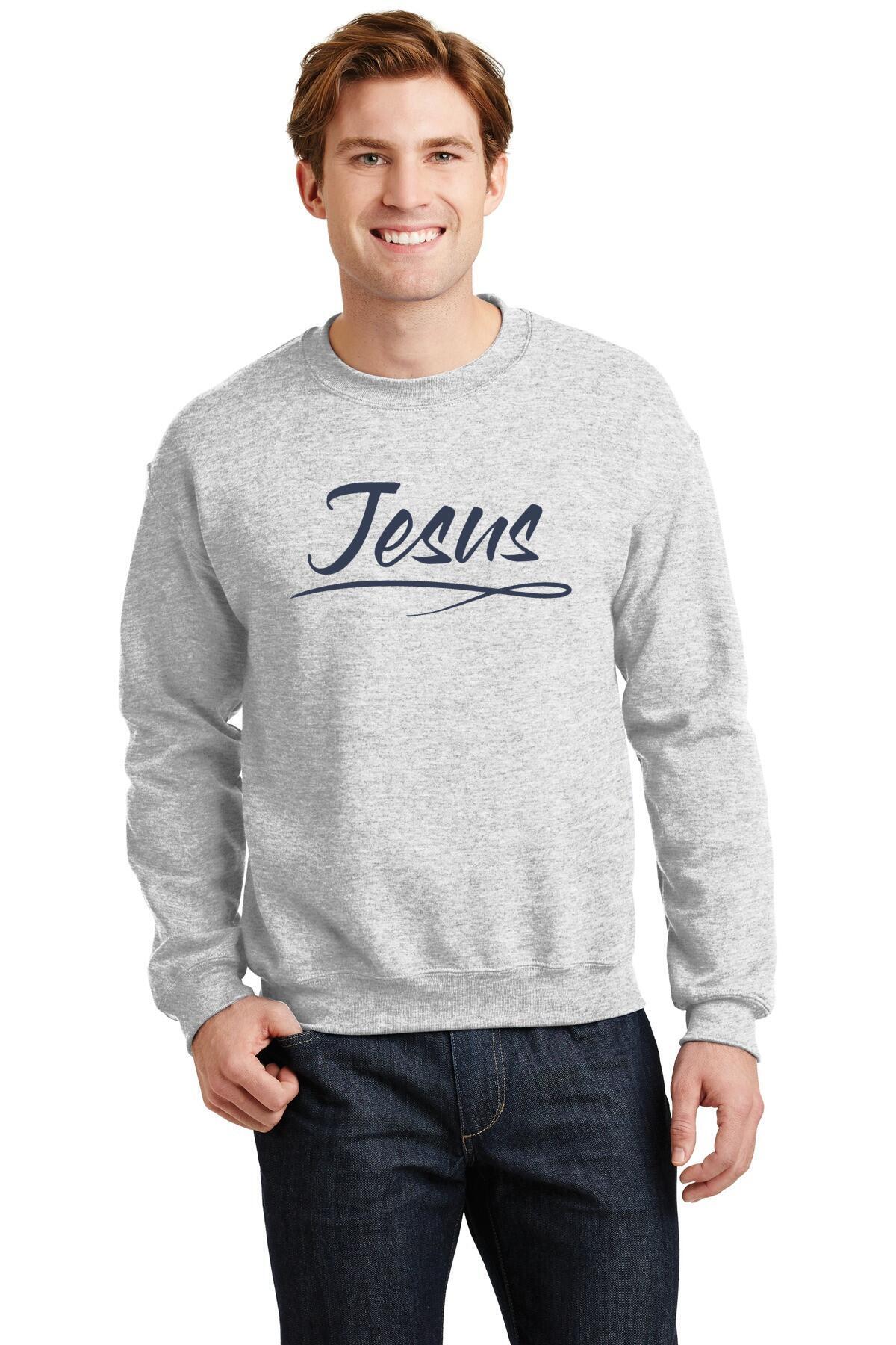 Heavy Blend Crewneck Sweatshirt - Jesus