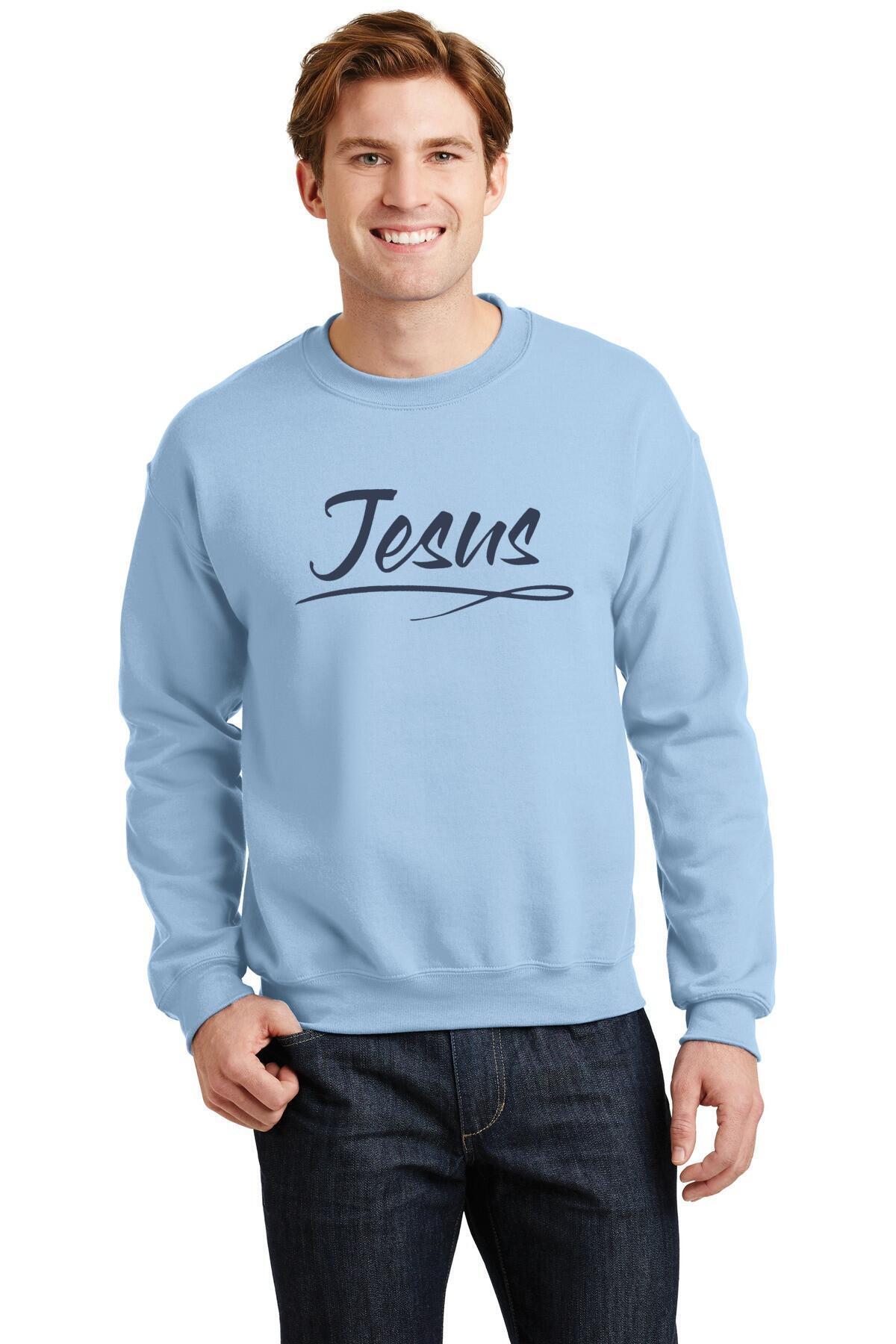 Heavy Blend Crewneck Sweatshirt - Jesus