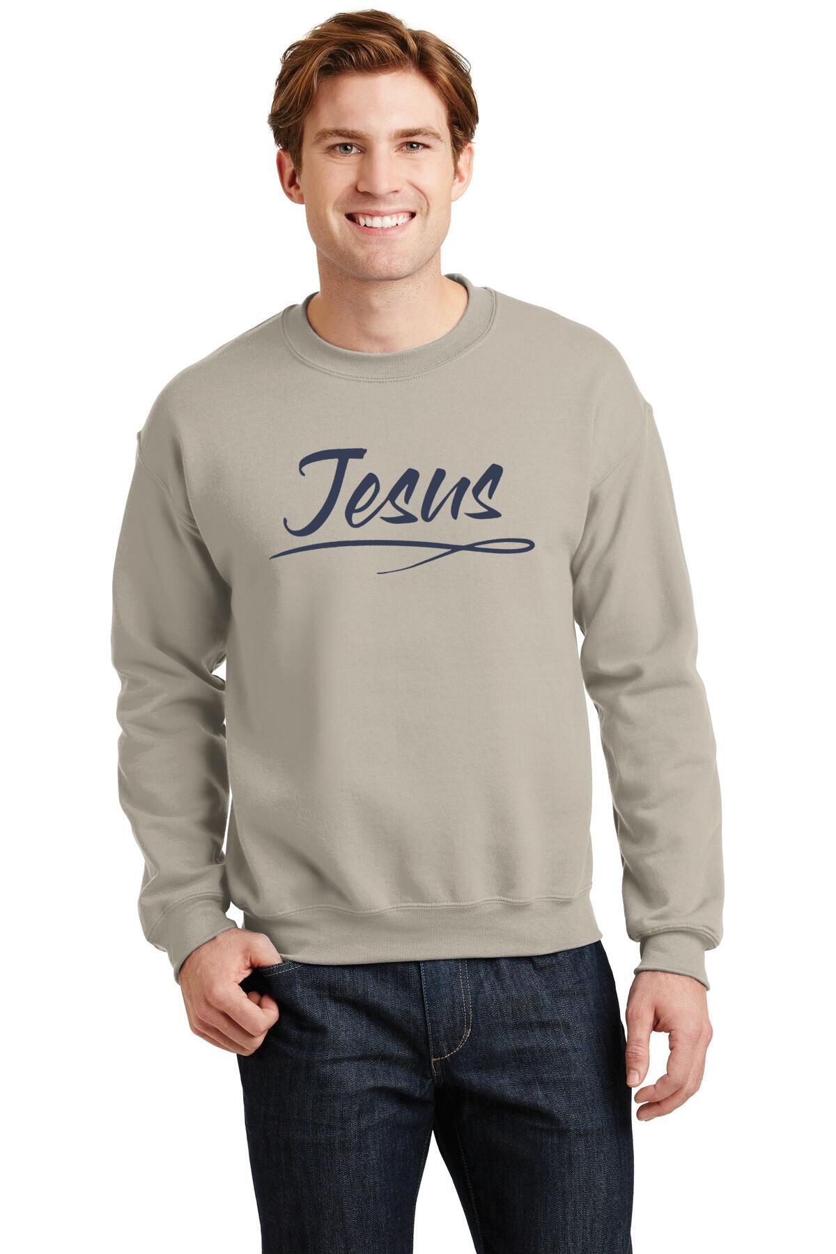 Heavy Blend Crewneck Sweatshirt - Jesus