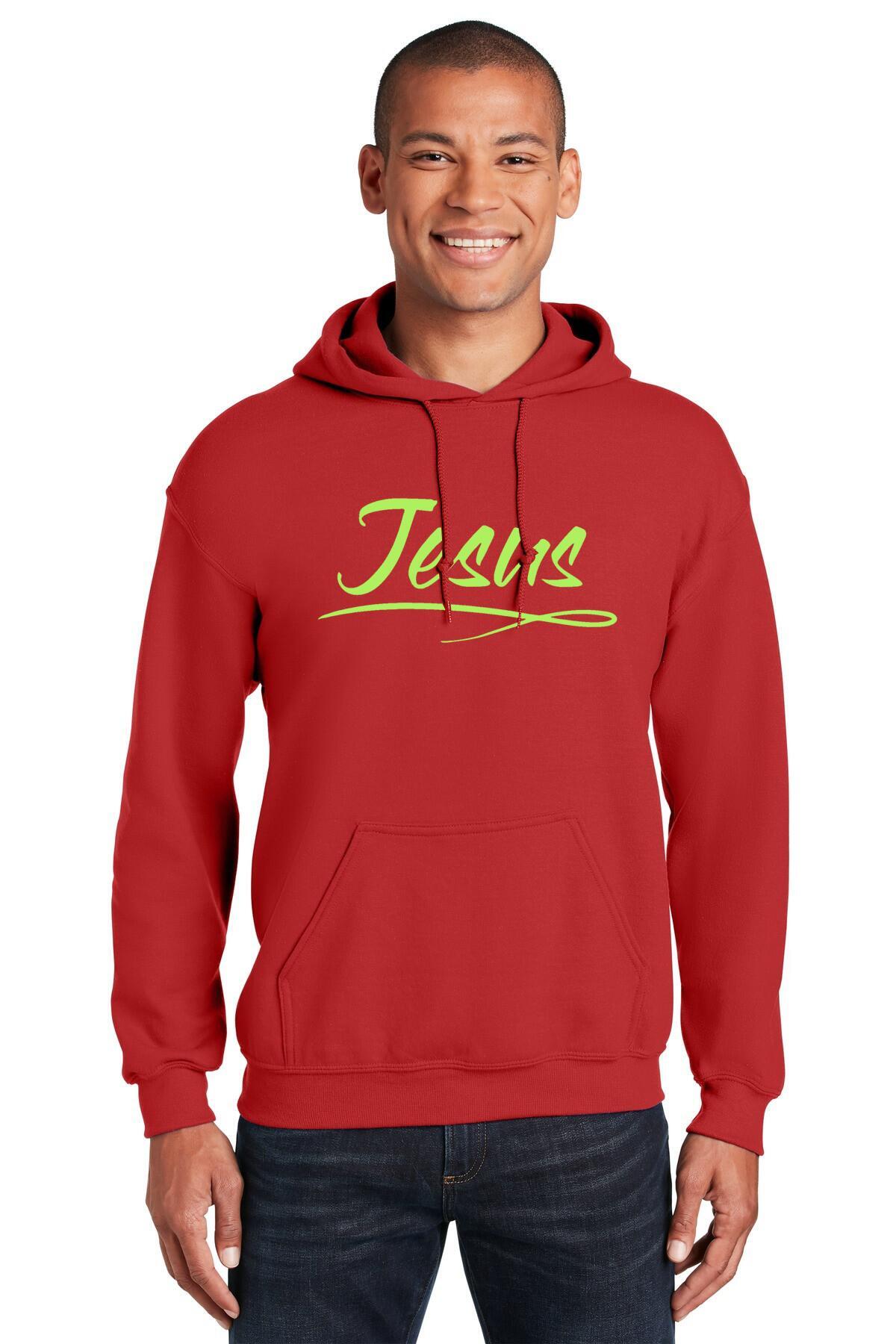 Heavy Blend Hooded Sweatshirt - Jesus